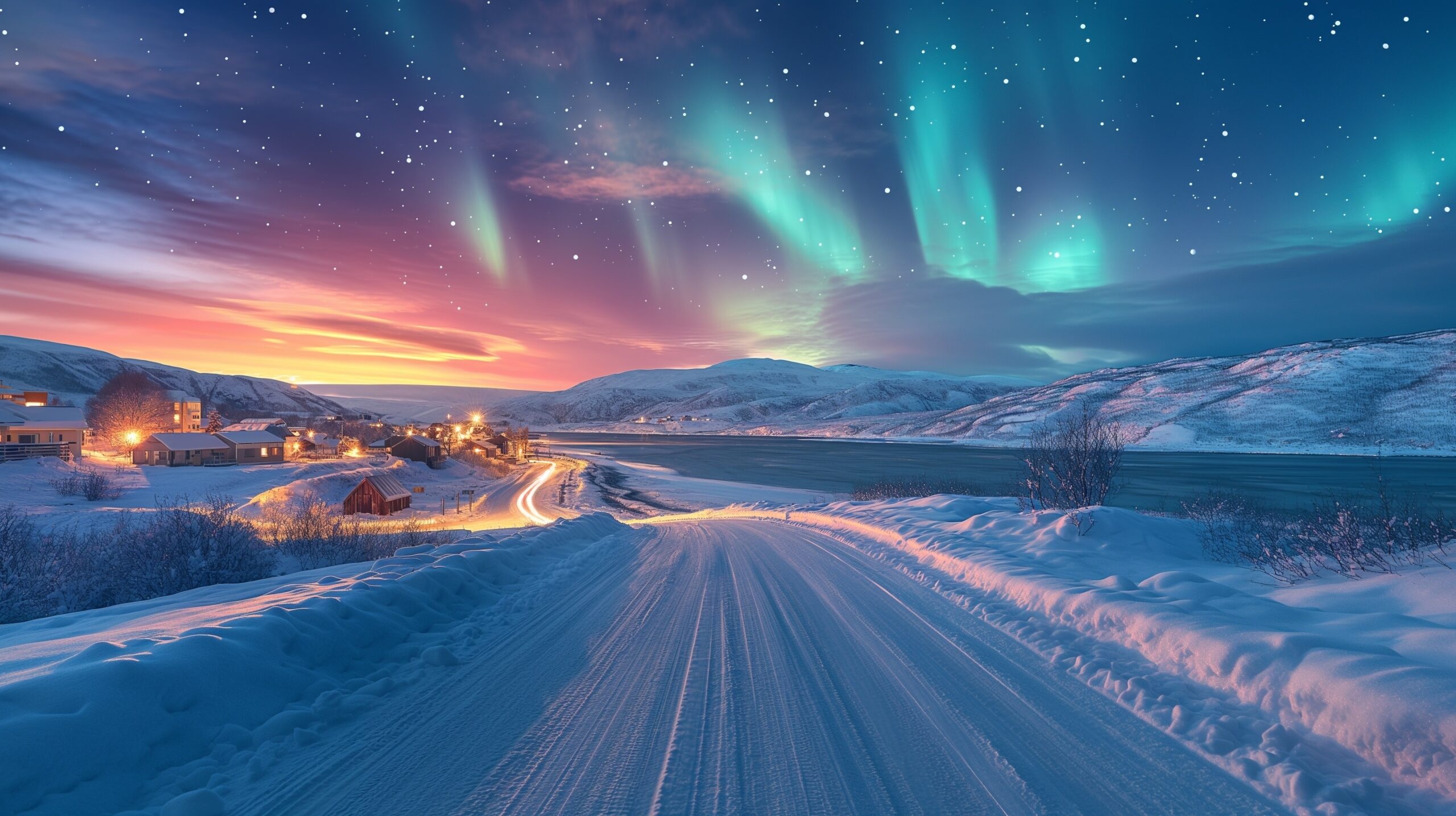 Au pays des aurores boréales.